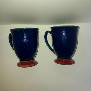 2 DENBY Harlequin Mugs